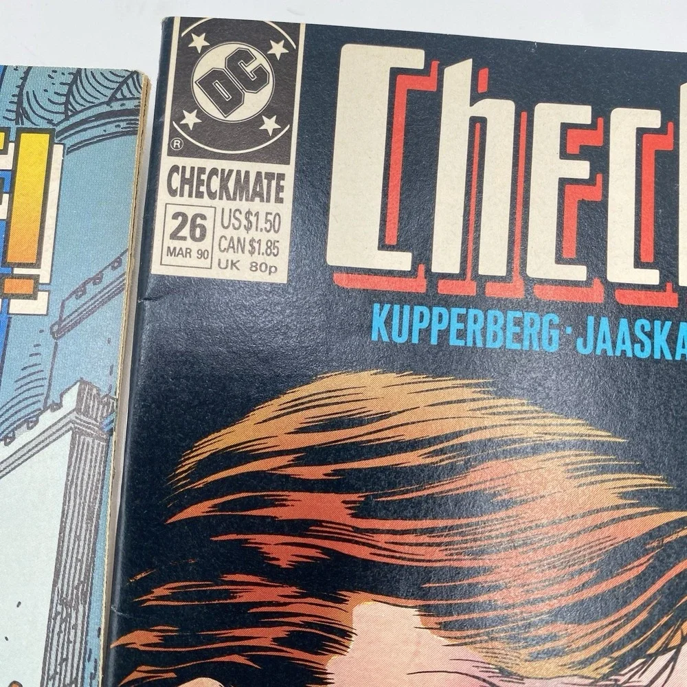 DC Checkmate‎ Comic Books Lot 7 Vintage 1990's 27,28,29,32,18,19 VGC